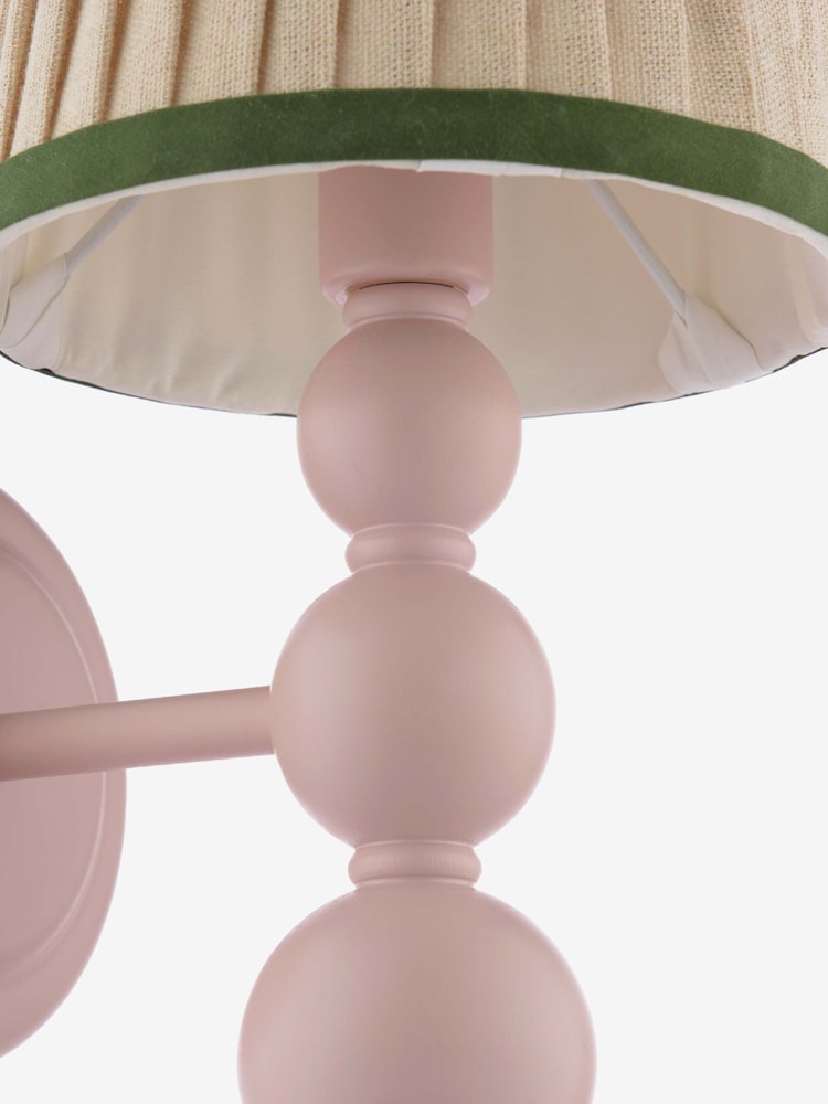 Joules Pink Harewood Wall Light - Image 5 of 5 Joules Pink Harewood Wall Light - Image 5 of 5