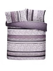 Juego de funda de edredón y funda de almohada con paneles de rayas Hanworth de Dreams & Drapes - Imagen 2 de 2