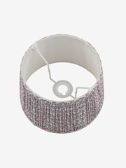 Joules Blue & Pink Folly Pleated Cotton Easyfit Lamp Shade - Image 5 of 7