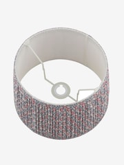 Joules Blue & Pink Folly Pleated Cotton Easyfit Lamp Shade - Image 6 of 7