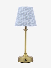 Joules Blue & White Apsley Rechargeable Led Wireless Table Lamp - Image 5 of 6