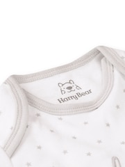 Harry Bear White Slogan 100% Cotton Sleepsuit - Image 2 of 3