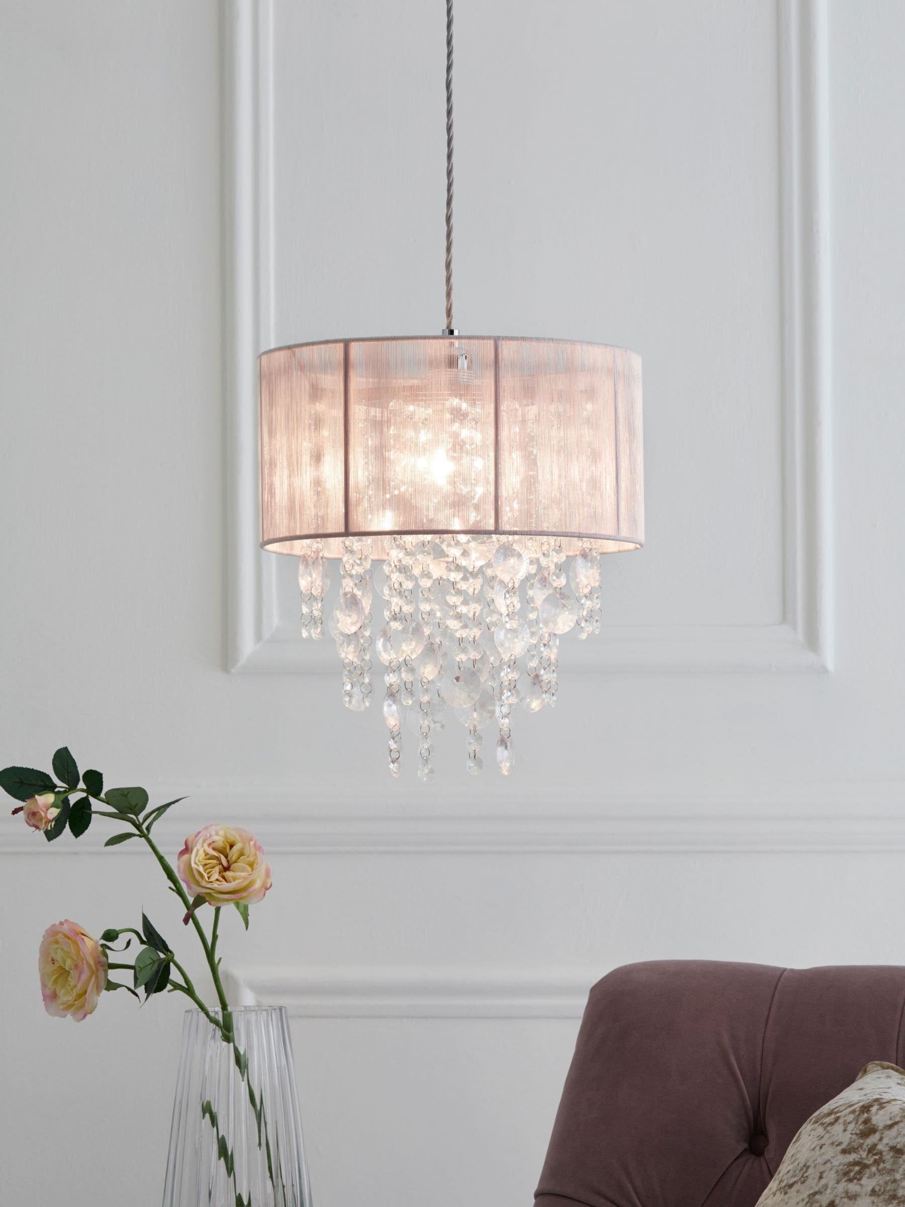 Pink ceiling lamp shade 2025