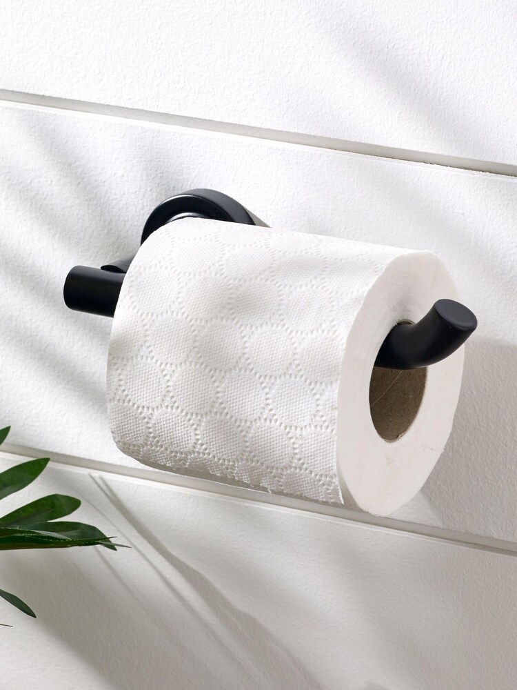 Billington Black Wall Mount Toilet Roll Holder - Image 2 of 5