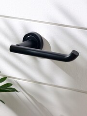 Billington Black Wall Mount Toilet Roll Holder - Image 4 of 5