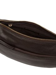 Pure Luxuries London Brown 'Aubrey' Leather Cross-Body Bag - Image 5 of 6