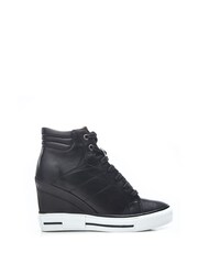 Moda in Pelle Grainger Wedge Stripe Sole Lace Up Trainers - Image 1 of 4