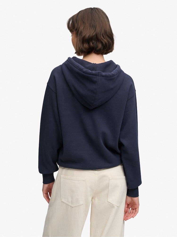 Superdry Blue Country Crest Hoodie - Image 2 of 7