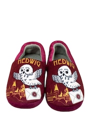 Character Red Harry Potter Fleece Printed Slippers - Image 2 of 5