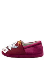 Character Red Harry Potter Fleece Printed Slippers - Image 3 of 5