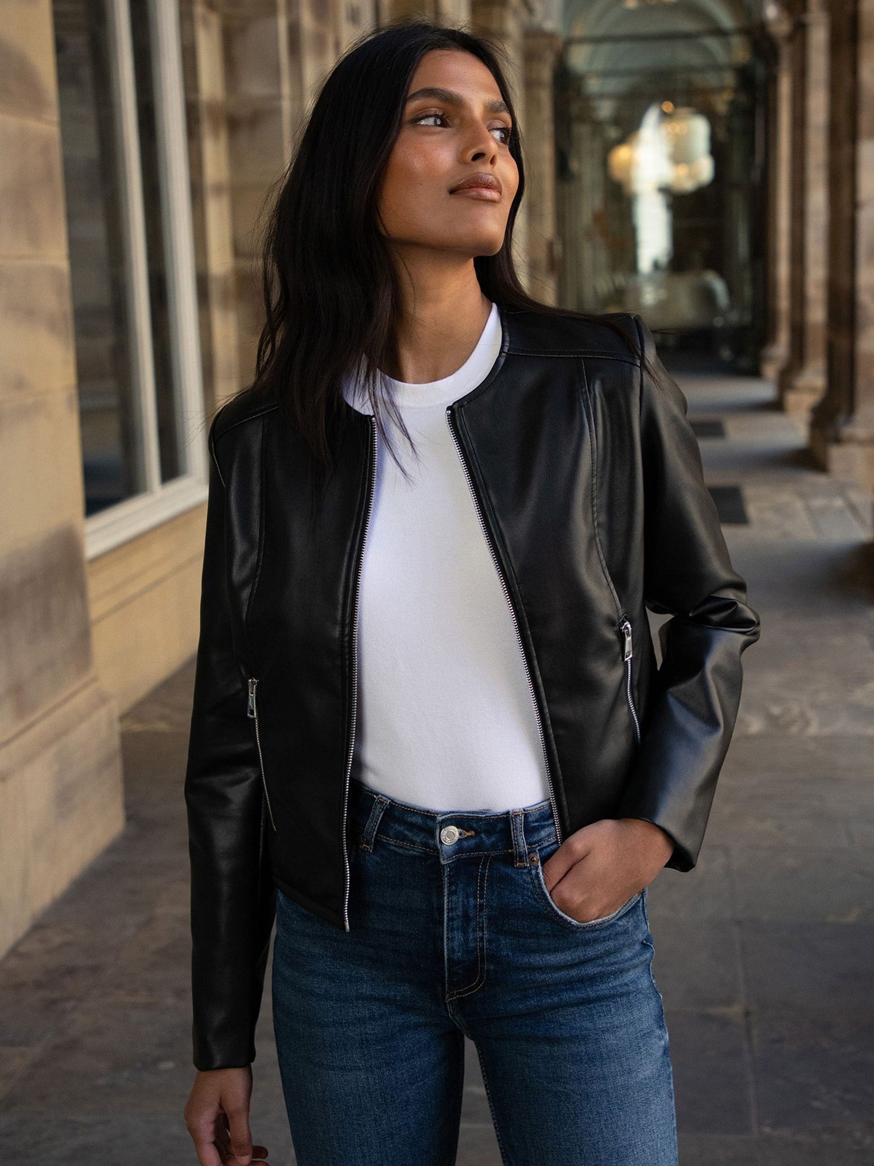 Faux leather jacket canada new arrivals