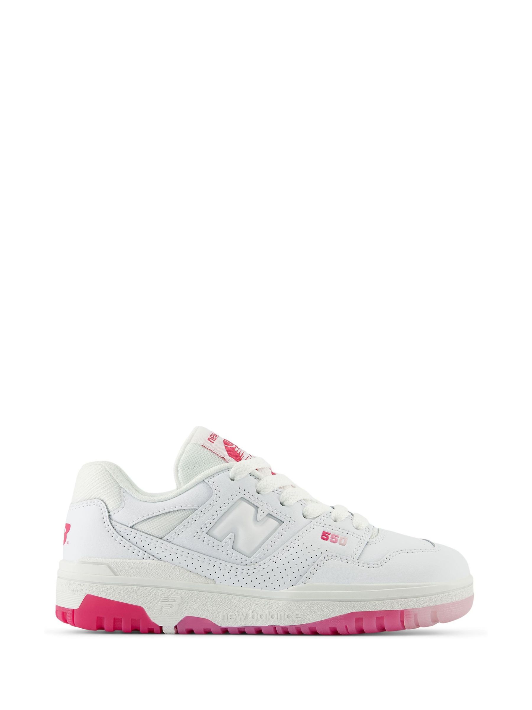 Buy New Balance White Girls 550 Trainers from Next Luxembourg