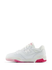 New Balance White Girls 550 Trainers - Image 8 of 8