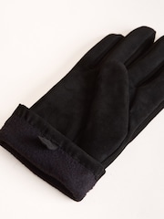 Lakeland Leather Black Richard Suede and Leather Gloves - Image 2 of 3