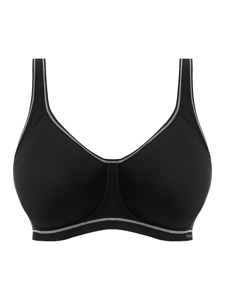 Freya Black Freya Sonic Underwire Moulded Spacer Sports Bra - Image 6 of 6 Freya Black Freya Sonic Underwire Moulded Spacer Sports Bra - Image 6 of 6