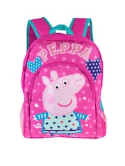 Character Pink Stars and Hearts Peppa Pig Backpack - Image 3 of 6
