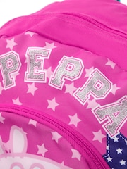 Character Pink Stars and Hearts Peppa Pig Backpack - Image 6 of 6