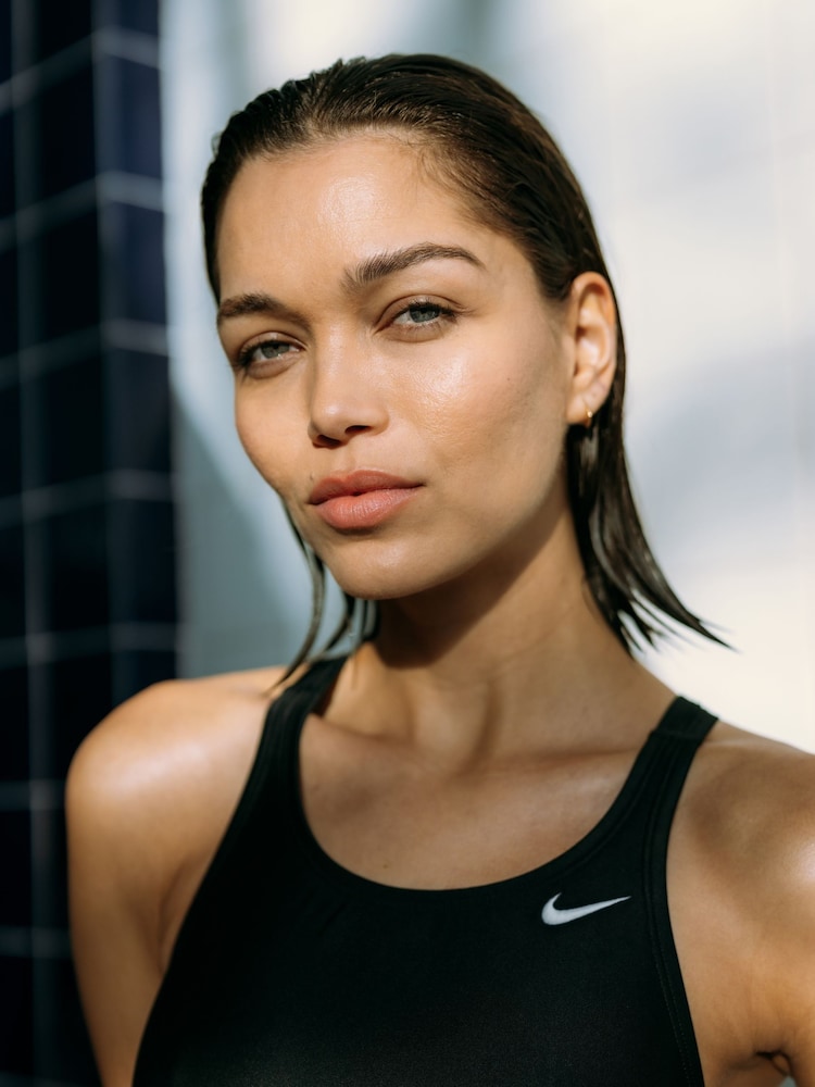 Nike Black Hydrastrong Solid Fastback Swimsuit - Image 3 of 6