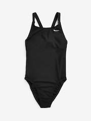 Nike Black Hydrastrong Solid Fastback Swimsuit - Image 4 of 6