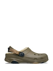 Crocs Brown All Terrain Lined Clogs - Image 1 of 5