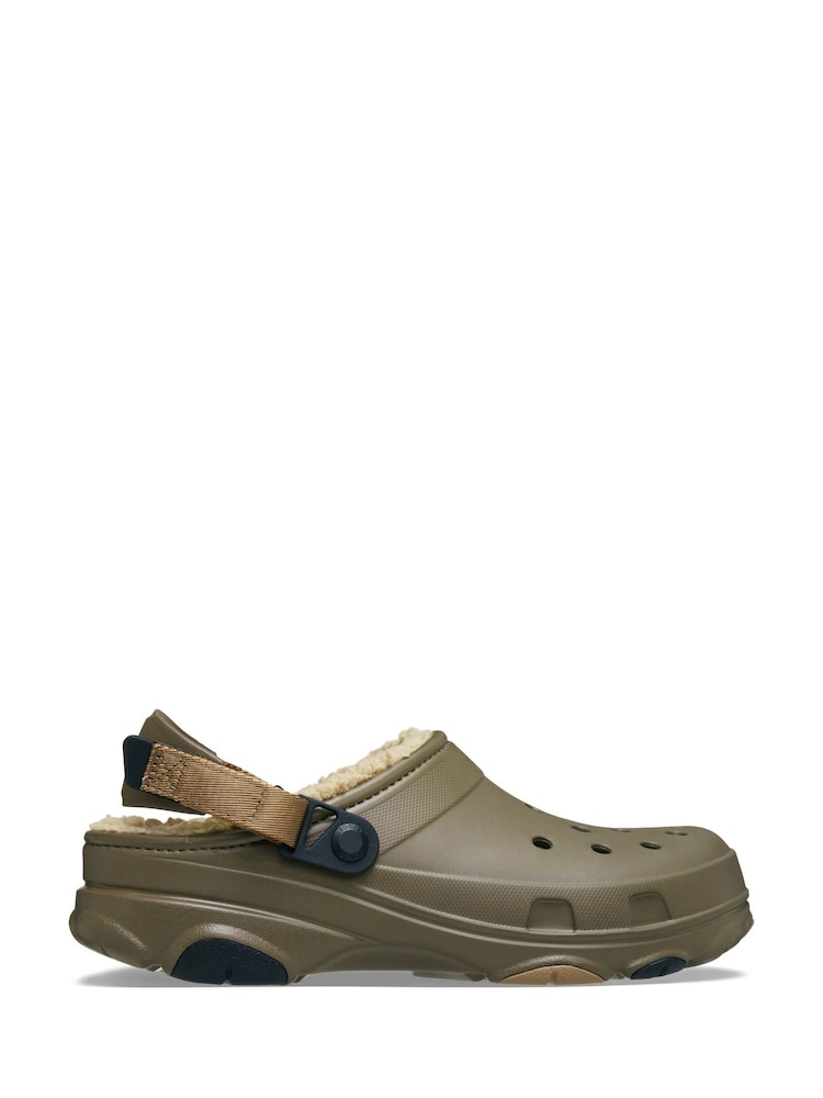 Crocs Brown All Terrain Lined Clogs - Image 1 of 5 Crocs Brown All Terrain Lined Clogs - Image 1 of 5