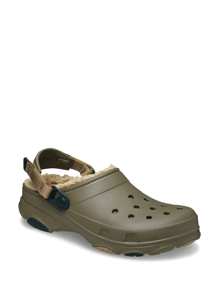 Crocs Brown All Terrain Lined Clogs - Image 2 of 5 Crocs Brown All Terrain Lined Clogs - Image 2 of 5