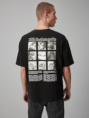 Michel-Ange noir - Standard - Artist License 100% Cotton T-Shirt - Image 2 of 9