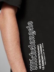 Michel-Ange noir - Standard - Artist License 100% Cotton T-Shirt - Image 6 of 9