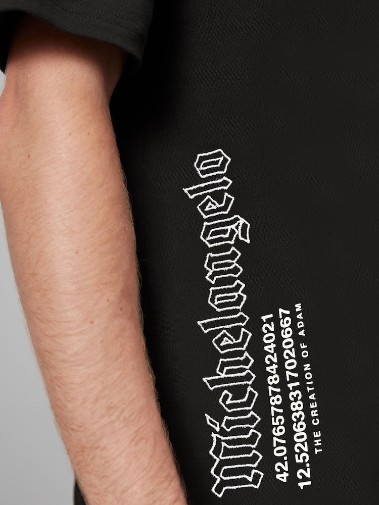 Michel-Ange noir - Standard - Artist License 100% Cotton T-Shirt - Image 6 of 9