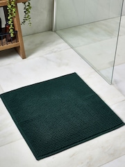 Bottle Green Bobble Bath Mat - Image 1 of 4