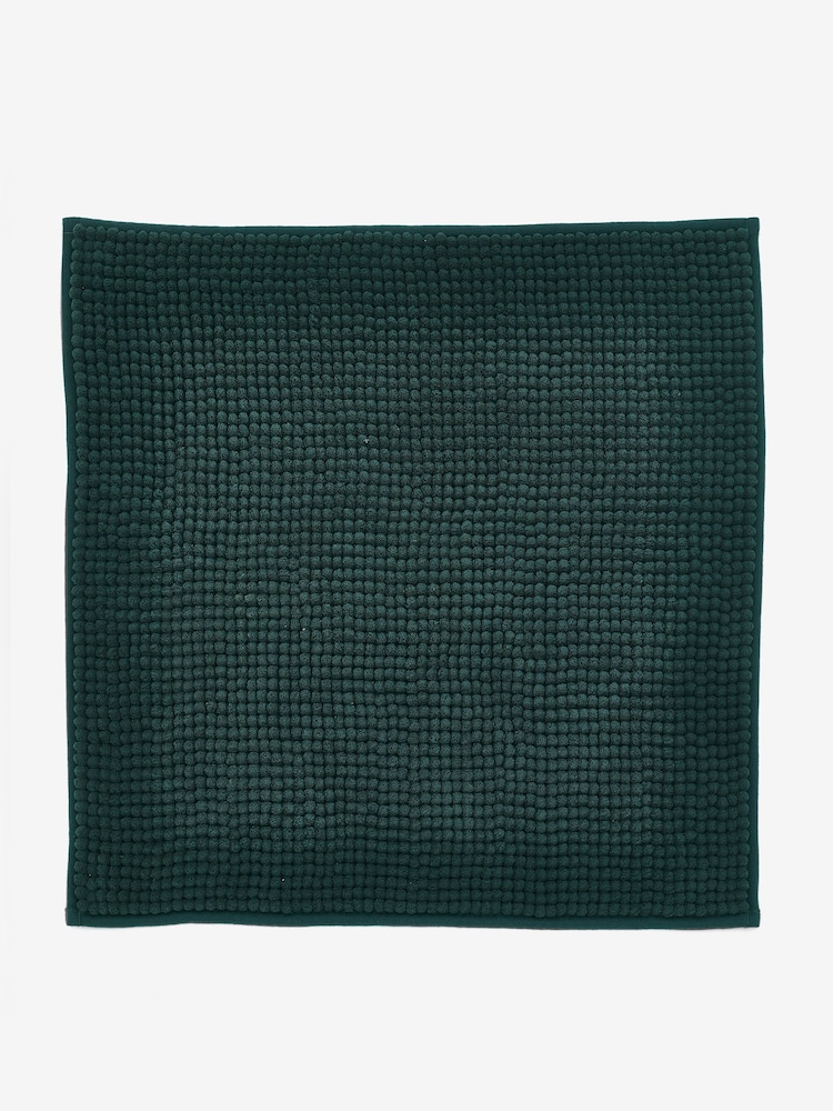 Bottle Green Bobble Bath Mat - Image 3 of 4