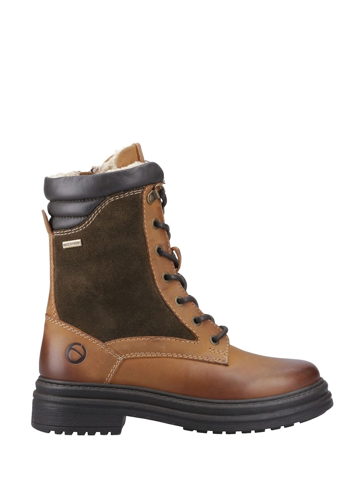 Cotswolds Brown Lacock Lace Up Boots - Image 1 of 4