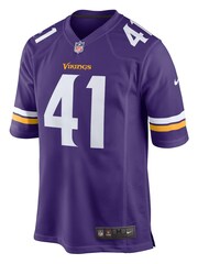 Nike Purple Minnesota Vikings Game Jersey - Anthony Harris - Image 2 of 3