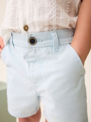 Pale Blue Chinos Shorts (3mths-7yrs) - Image 4 of 7