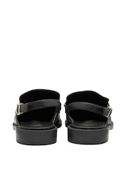 Ravel Black Flat Slingback Loafers - Image 3 of 4