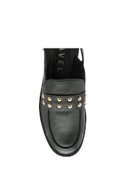 Ravel Black Flat Slingback Loafers - Image 4 of 4