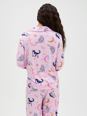Conjunto de pijama largo de gato y luna de Boux Avenue - Imagen 3 de 7