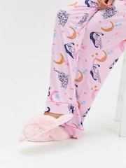 Conjunto de pijama largo de gato y luna de Boux Avenue - Imagen 5 de 7