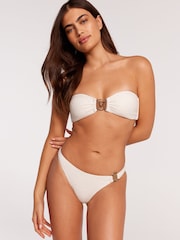 Victoria's Secret White Crochet Crochet Bikini Briefs - Image 1 of 5