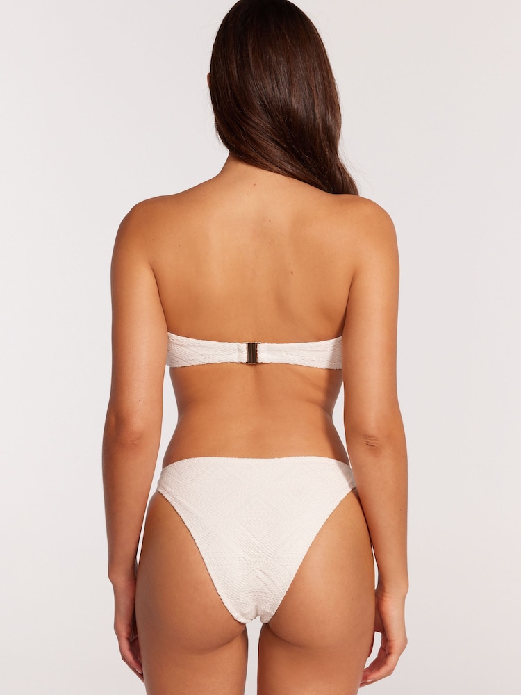 Victoria's Secret White Crochet Crochet Bikini Briefs - Image 2 of 5