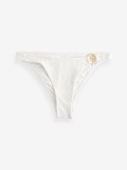 Victoria's Secret White Crochet Crochet Bikini Briefs - Image 5 of 5