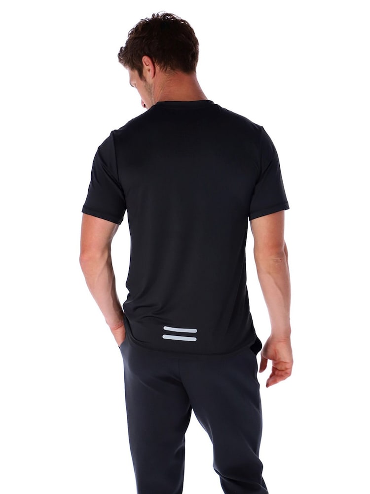 Ted Baker Sport Black Essential Active T-Shirt - Image 2 of 4 Ted Baker Sport Black Essential Active T-Shirt - Image 2 of 4