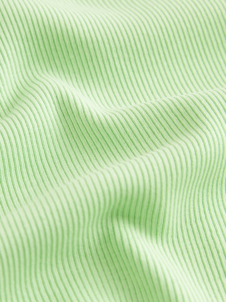 Lime Green Boxy Rib Vest (3-16yrs) - Image 7 of 7