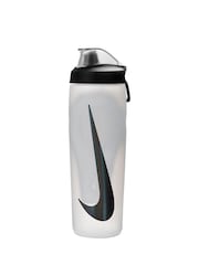 Nike Black/White Refuel Locking Lid 710ml Water Bottle - Image 1 of 4