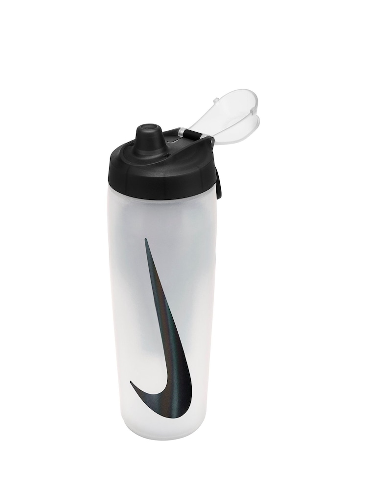 Nike Black/White Refuel Locking Lid 710ml Water Bottle - Image 2 of 4