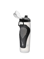 Nike Black/White Refuel Locking Lid 710ml Water Bottle - Image 4 of 4
