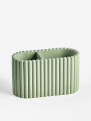 Sage Green Rib Toothbrush Holder - Image 3 of 3