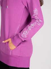 Pineapple Purple Longline Logo Hoodie - Image 5 of 5