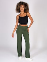 Pineapple Green Petite Viscose Jersey Joggers - Image 1 of 6