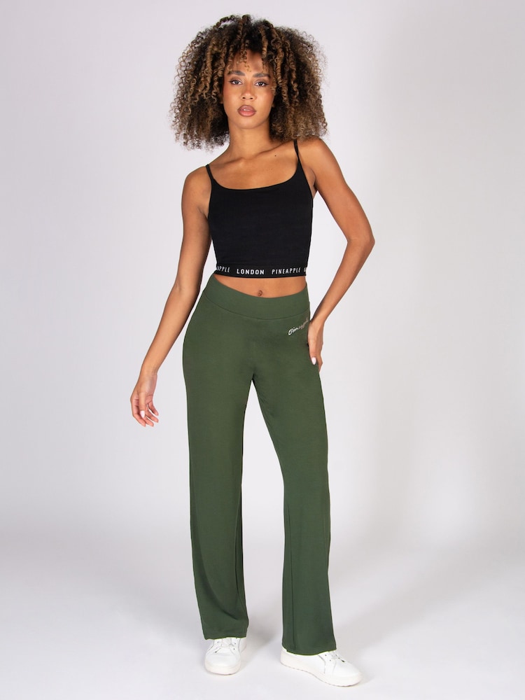 Pineapple Green Petite Viscose Jersey Joggers - Image 1 of 6 Pineapple Green Petite Viscose Jersey Joggers - Image 1 of 6